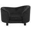 Vidaxl sofá felpa negro para perros, , large indicador imagen numero 3