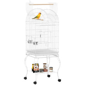 PawHut Jaula para P&aacute;jaros Blanco
