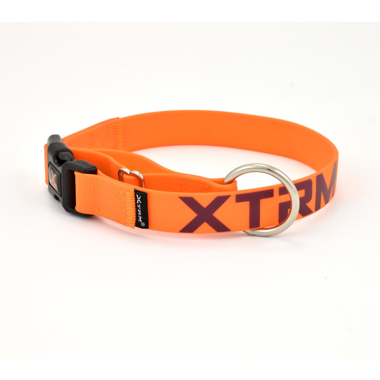 X-TRM Collar Naranja PVC para perros, , large image number null