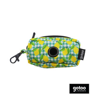 Gotoo Porta bolsas estampado vichy para perro