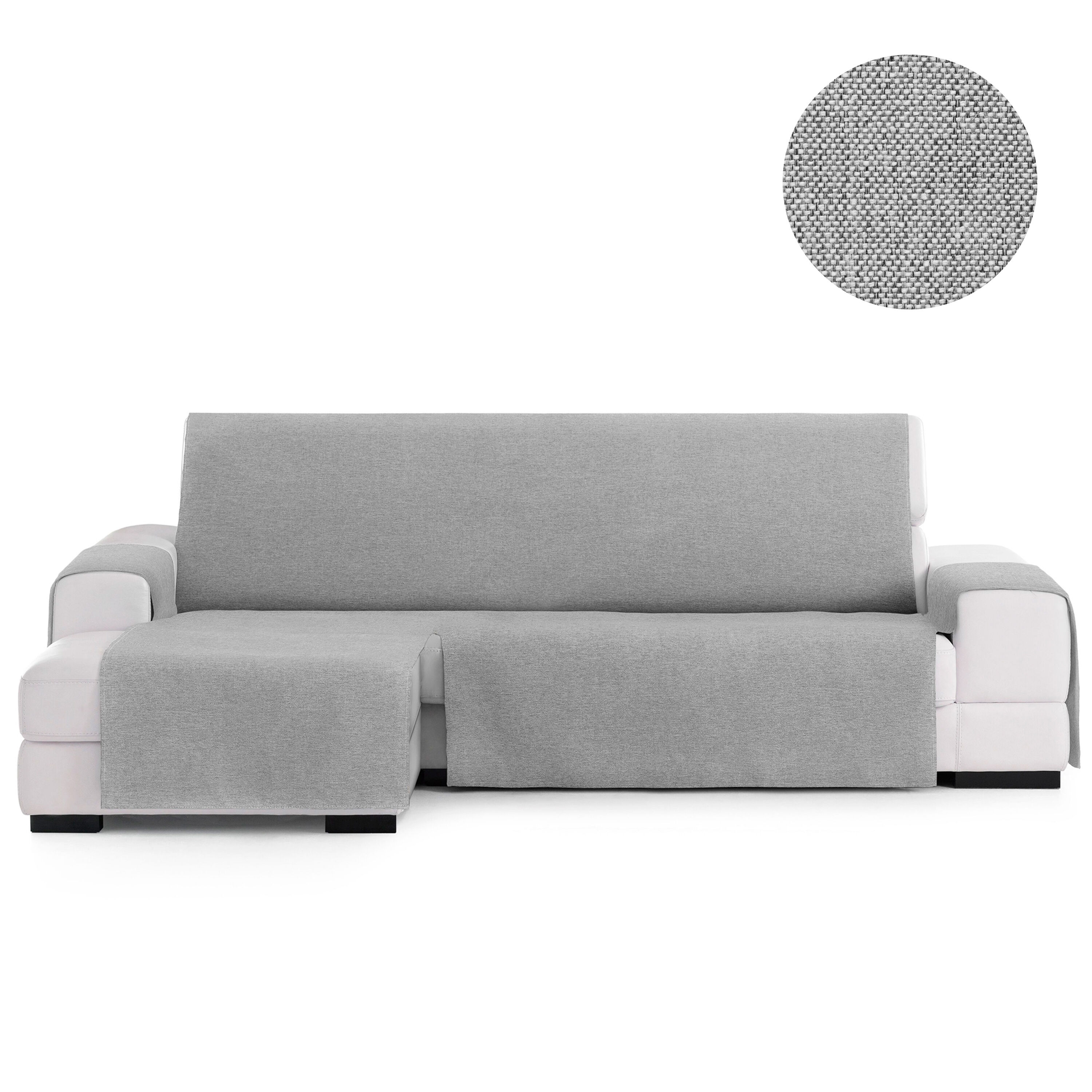 Vipalia Protector Cubre Sof&aacute; Chaise Izquierdo 290 Color Gris Modelo Brisa, , large Imagen numero 2