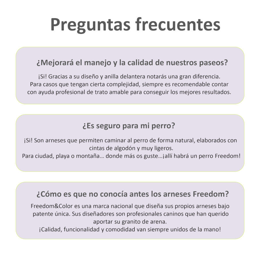 Freedom and Color Arn&eacute;s Anti-tirones Negro para perros, , large Imagen numero 6