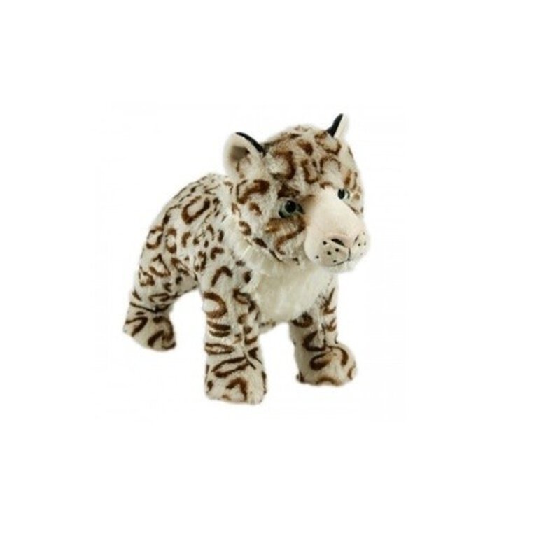 Animal instincts snow mates leopardo de peluche marrón para perros , , large image number null