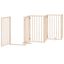 vidaXL Puerta para perros plegable  paneles madera de álamo, , large indicador imagen numero 4