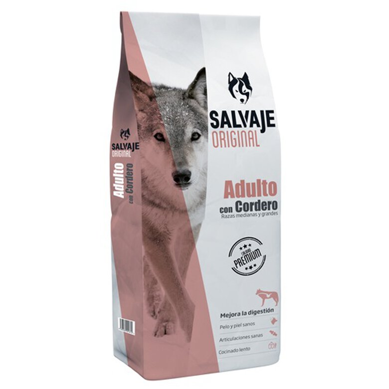 Imagen de SALVAJE ORIGINAL ADULTO CORDERO PIENSO PARA PERROS 15KG -30% dto. 2ª ud.