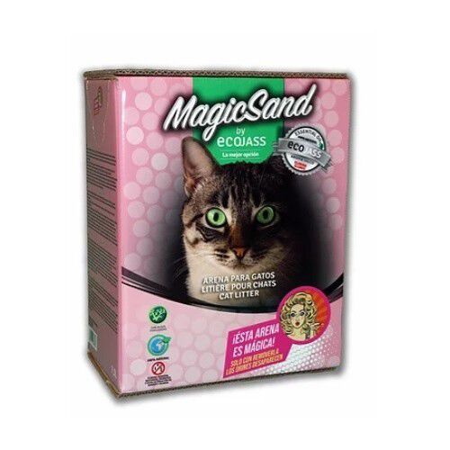 Pack 4 cajas de arena no aglomerante para gatos olor Talco, , large Imagen numero 2