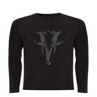 Camiseta unisex elefante color Negro, , large image number null