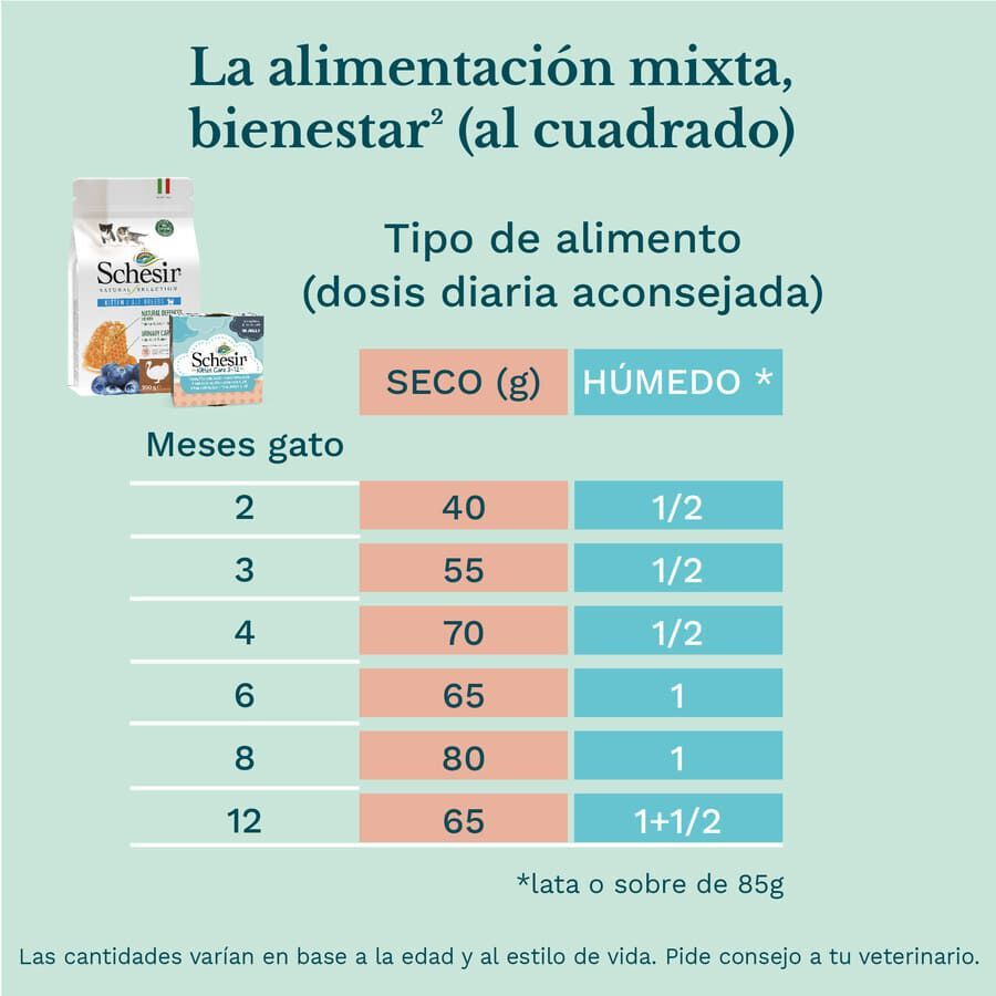85 g Schesir Kitten at&uacute;n con aloe lata para gatitos, , large Imagen numero 6