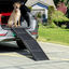 PawHut Rampa Plegable para Perros de Aluminio Rampa para Mascotas para Coche con Superficie Antideslizante Asa y Gancho Carga 60 kg 158x43,5x2,5 cm Negro, , large indicador imagen numero 2