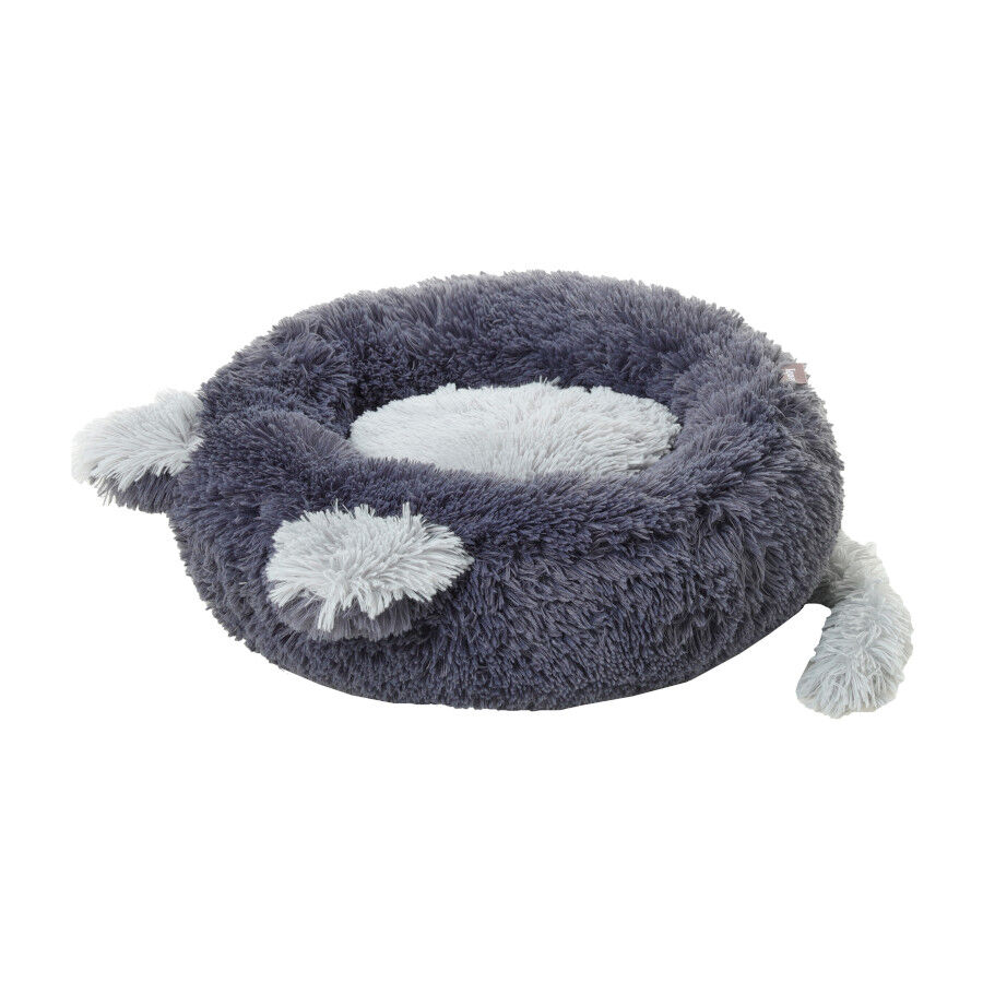 Leeby Cama Donut con Oreja y Cola Gris para gatos, , large Imagen numero 3