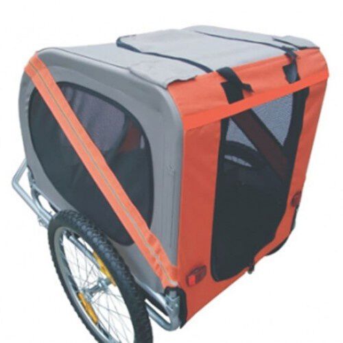 Remolque de bicicleta para perros color Naranja, , large Imagen numero 3