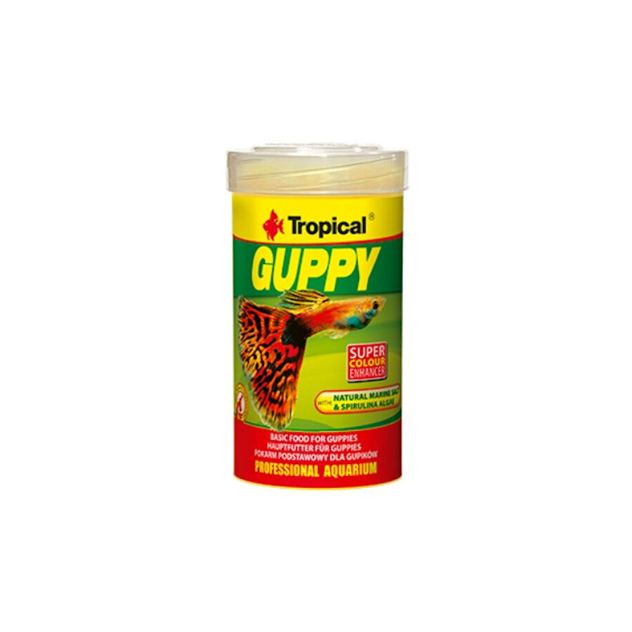 Tropical Guppy Alimento en Escamas para peces thumbnail