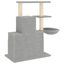 vidaXL Rascador para gatos con postes de sisal gris claro 83 cm, , large indicador imagen numero 4