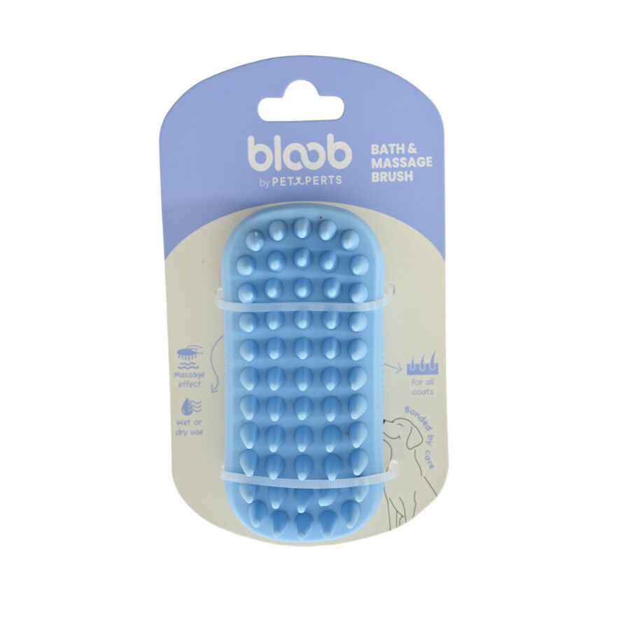 Bloob Cepillo Baño y Masaje para perros