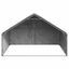 vidaXL Caseta perros exterior con cubierta 2x2x1,5 m acero galvanizado, , large indicador imagen numero 8