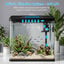 Nobleza - Acuario de Cristal 30L con Iluminaci&oacute;n LED y Sistema de Filtro, Pecera con Cubierta y Accesorios para Peces de Agua Dulce y Salada, Dise&ntilde;o Curvo Moderno, , large indicador imagen numero 3