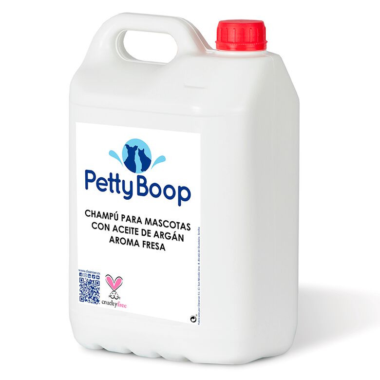 Petty Boop Champú con aceite de argán aroma fresa para mascotas thumbnail