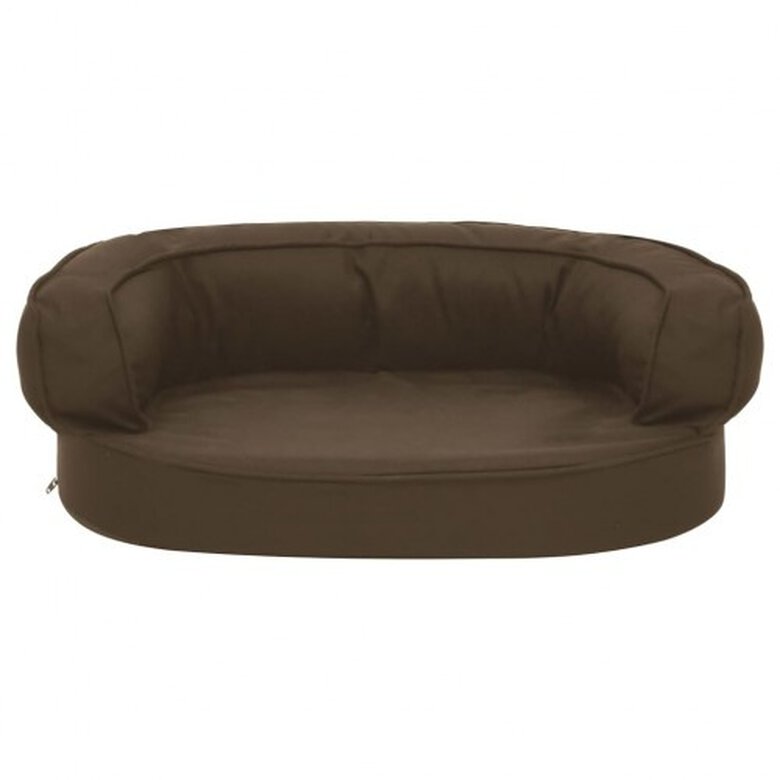 Vidaxl colchón de cama ergonómico marrón para perros, , large image number null