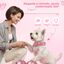 PawView Collar para Perro de Cuero Rosado con Cristales de Coraz&oacute;n y Placa de Identificaci&oacute;n QR Inteligente - Elegante, Seguro y Ajustable, , large indicador imagen numero 4
