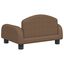 vidaXL Cama para perros de cuero sintético marrón 70x45x30 cm, , large indicador imagen numero 10