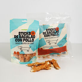 Wuapu Snack Bacalao Pollo Desecado para perros
