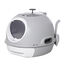 PawHut Caja de Arena para Gatos Arenero Cubierto con Cajón Arenero Cerrado para Gatos con Claraboya Abatible Bandeja Extraíble y Pala 47x55x44 cm Gris, , large indicador imagen numero 1