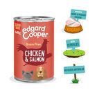 Lata Edgard & Cooper Senior Pollo y Salmón lata para perros, , large image number null