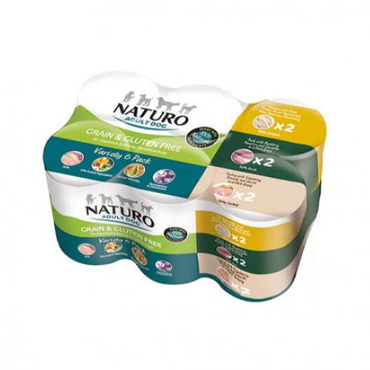 Naturo latas Grain Free Multipack para perros image number null