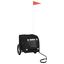 vidaXL Remolque de bicicleta para perros hierro y tela Oxford negro, , large indicador imagen numero 9