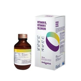 Vitamin B1 Vitamin E Selenium 100 ml suplemento formulado para corregir deficiencias de vitamina B1, vitamina E y selenio en diversas especies animales Hifarmax
