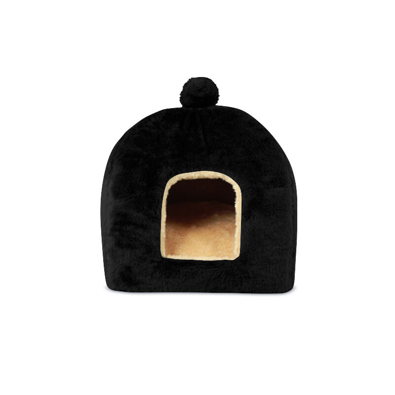 Gauty Cama para Perros y Gatos  Pelo - Negro y beige, , large Imagen numero 1