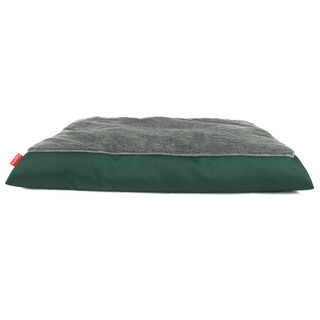 Gauty Cama Redonda Tela Impermeable y pelo  Verde y gris para Perros y Gatos 