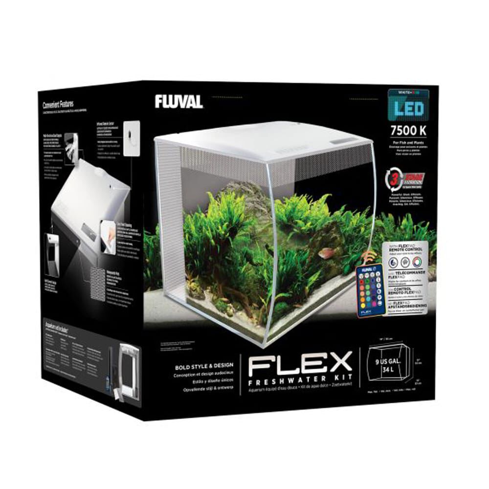Fluval Flex Kit Acuario, Blanco, 34L, , large Imagen numero 1