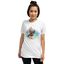 Mascochula camiseta mujer personalizada acuarelas con tu mascota blanco, , large indicador imagen numero 3