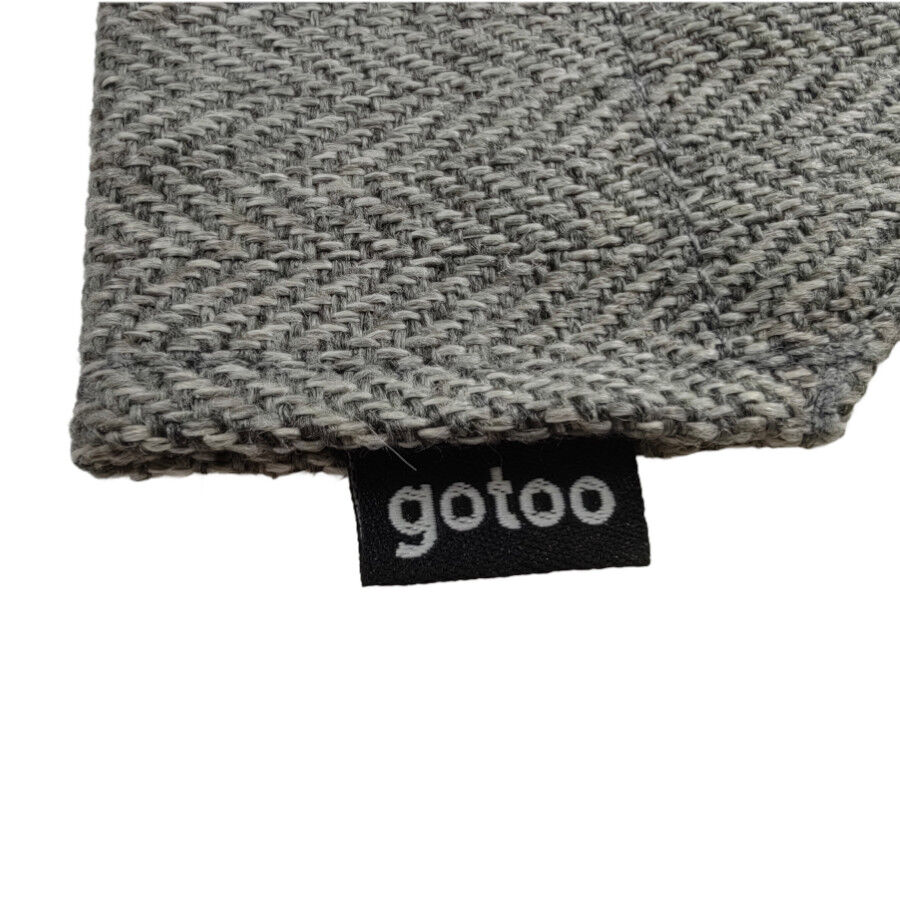 Gotoo Set Bandana y Pajarita espiga gris para perros, , large Imagen numero 4