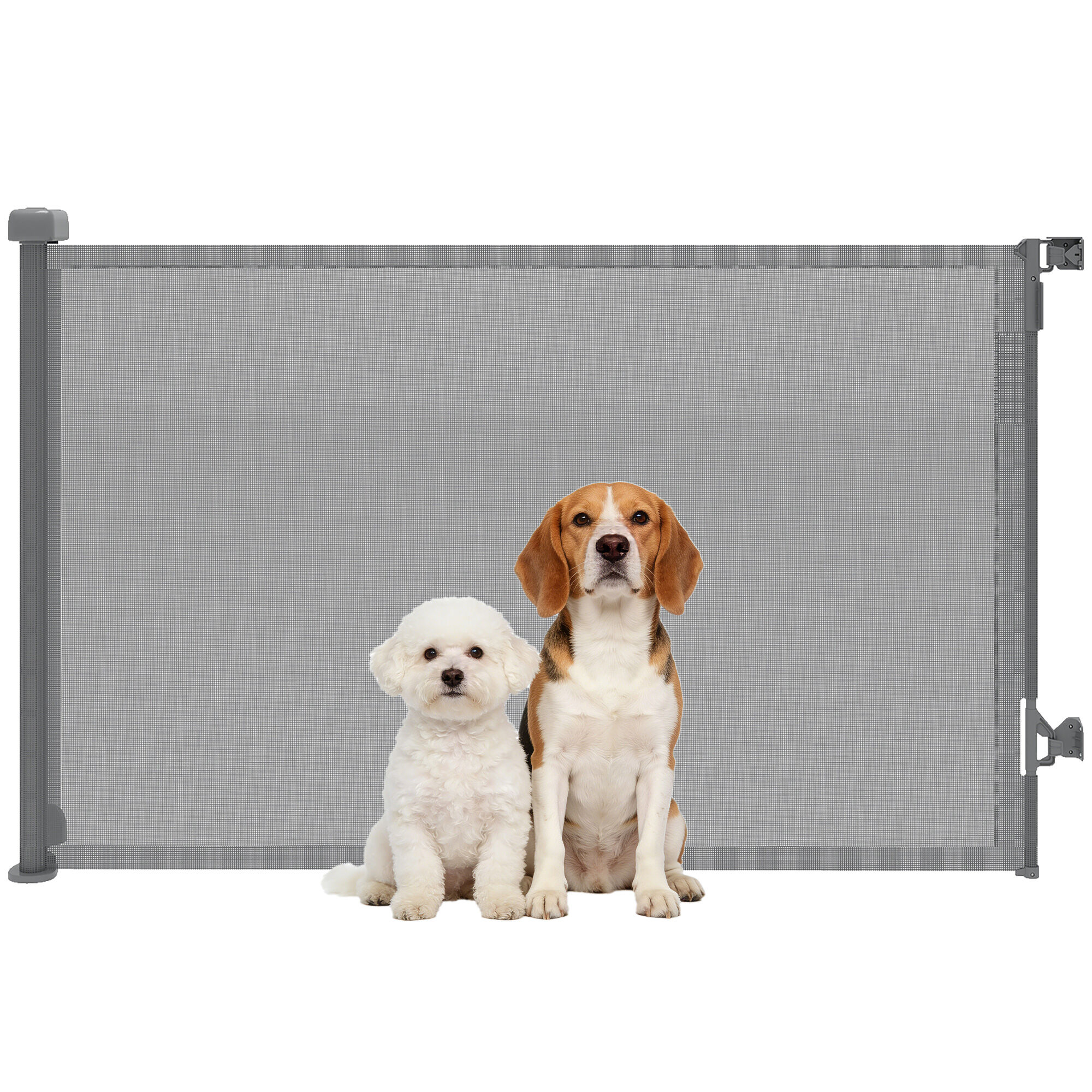 PawHut Barrera para Perros Gris, , large Imagen numero 1