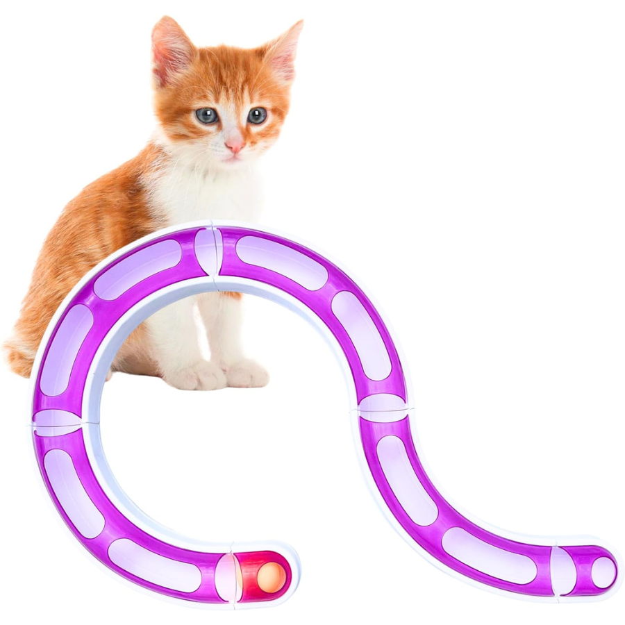 Serpiente para Gatos. Circuito Gatos Interactivo. Juguetes para Gatos. Juguetes Interactivos para Gatos. Cat Toys. Pelota para Gatos. Rueda Giratoria para Gatos, , large Imagen numero 1