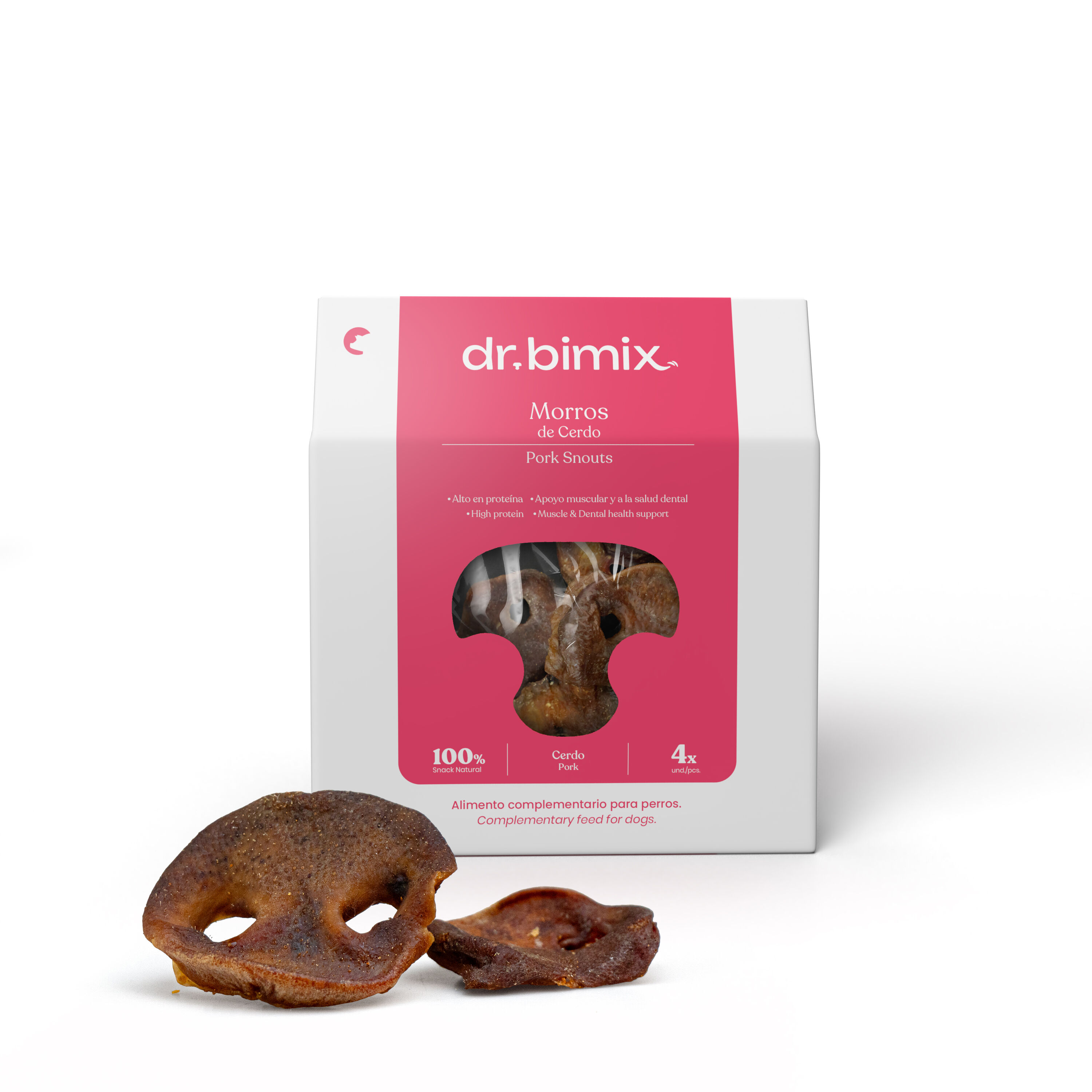 dr.bimix Morros de Cerdo para Perros | Masticaci&oacute;n Natural y Salud Dental, , large Imagen numero 1