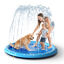 Nobleza Tapete de Agua para Perros &ndash; Splash Pad Antideslizante, PVC de 0.55 mm, F&aacute;cil Plegable &ndash; Ideal para Jard&iacute;n y Exterior &ndash; Di&aacute;metro: 1 m (Azul), , large indicador imagen numero 6