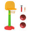HOMCOM Canasta de Baloncesto Infantil multicolor con Altura Ajustable para niños, , large indicador imagen numero 1