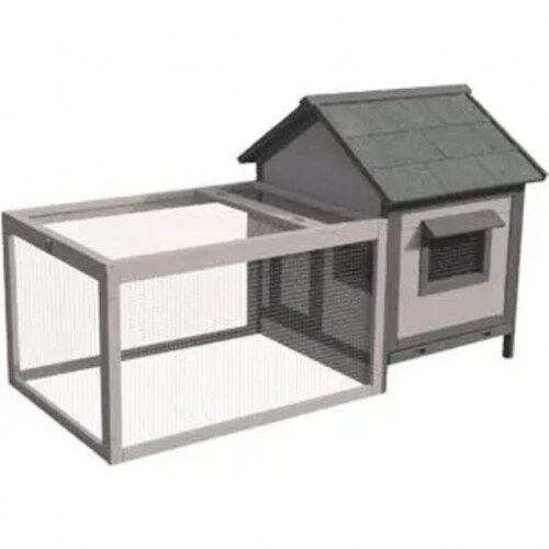 Conejera Grace Cottage de madera color Gris, , large Imagen numero 1