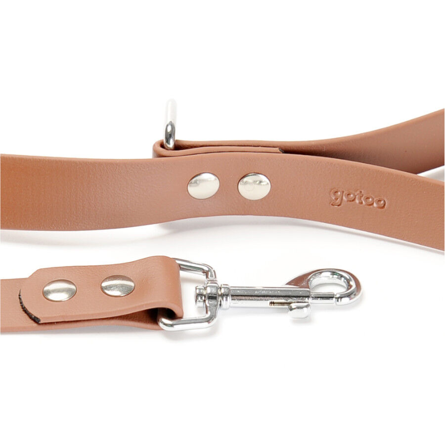 Gotoo Correa Biothane marr&oacute;n para perros, , large Imagen numero 8