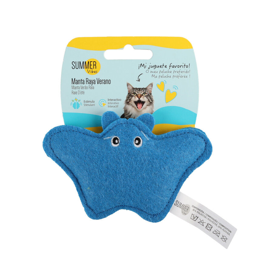 Summer Vibes Mantarraya Peluche para gatos, , large Imagen numero 5