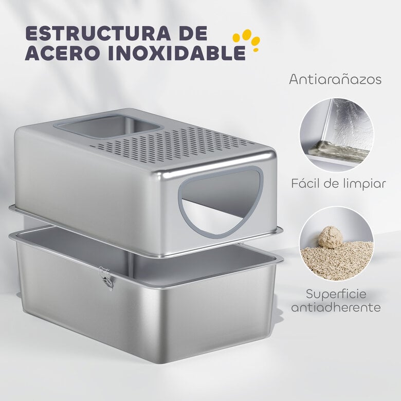 Protector Contra Salpicaduras Para Arenero De Gatos - Kit De 6 Paneles De PVC | Para Evitar Que La Arena Y La Orina Salgan Fuera