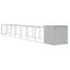 vidaXL Caseta perro corral acero galvanizado gris claro 110x1017x110cm, , large indicador imagen numero 16