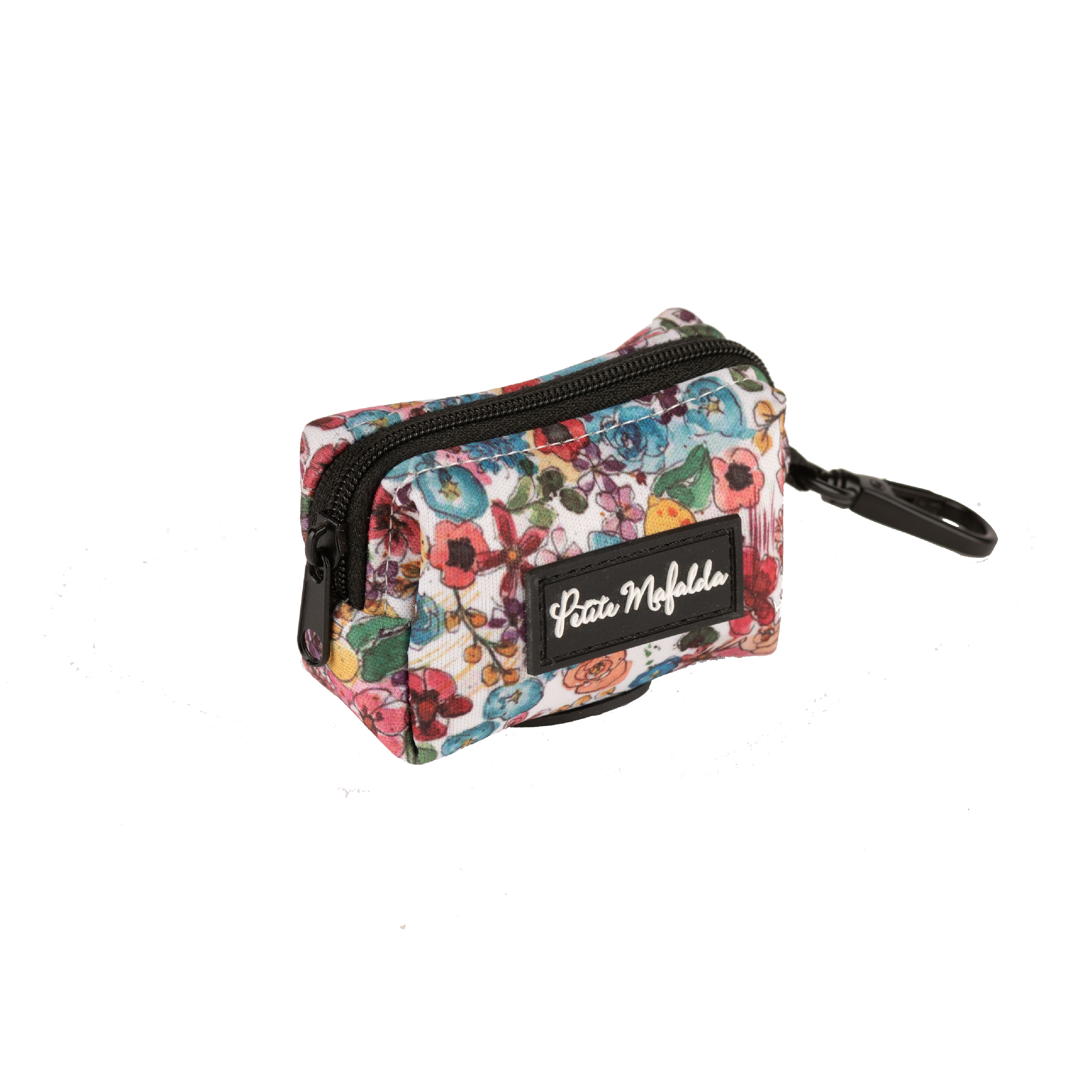 Petite Mafalda Porta Bolsas Estampado Flores azules para perros, , large Imagen numero 1