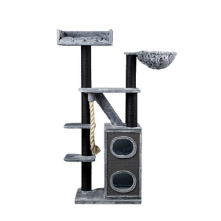 Rascador Cat Penthouse Blackline color Gris claro