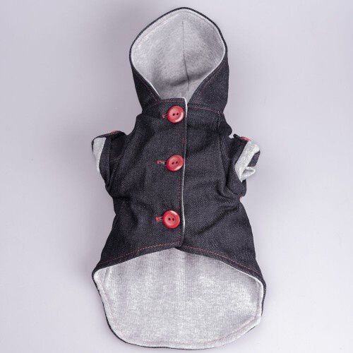 Abrigo vaquero Bella para perros color Azul, , large Imagen numero 2