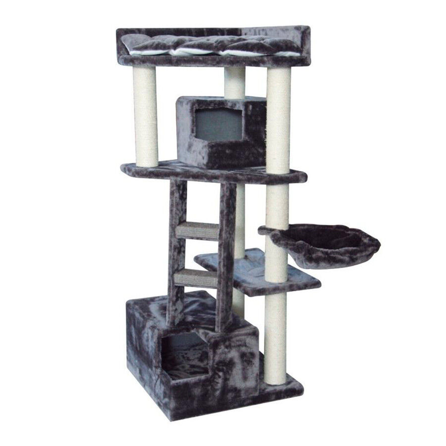 Nayeco Olimpo mueble rascador gris para gatos, , large Imagen numero 1