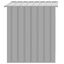 vidaXL Caseta perros tejado acero galvanizado gris claro 110x103x109cm, , large indicador imagen numero 3